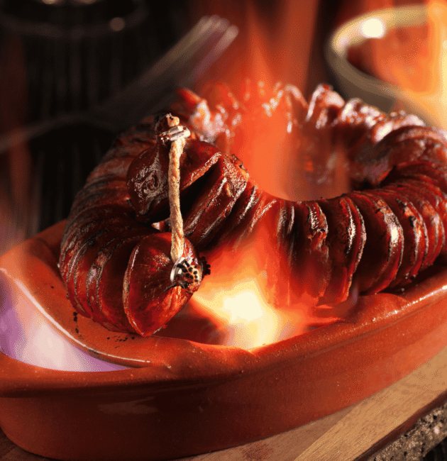 Chouriço Assado (Flame Grilled Sausage)