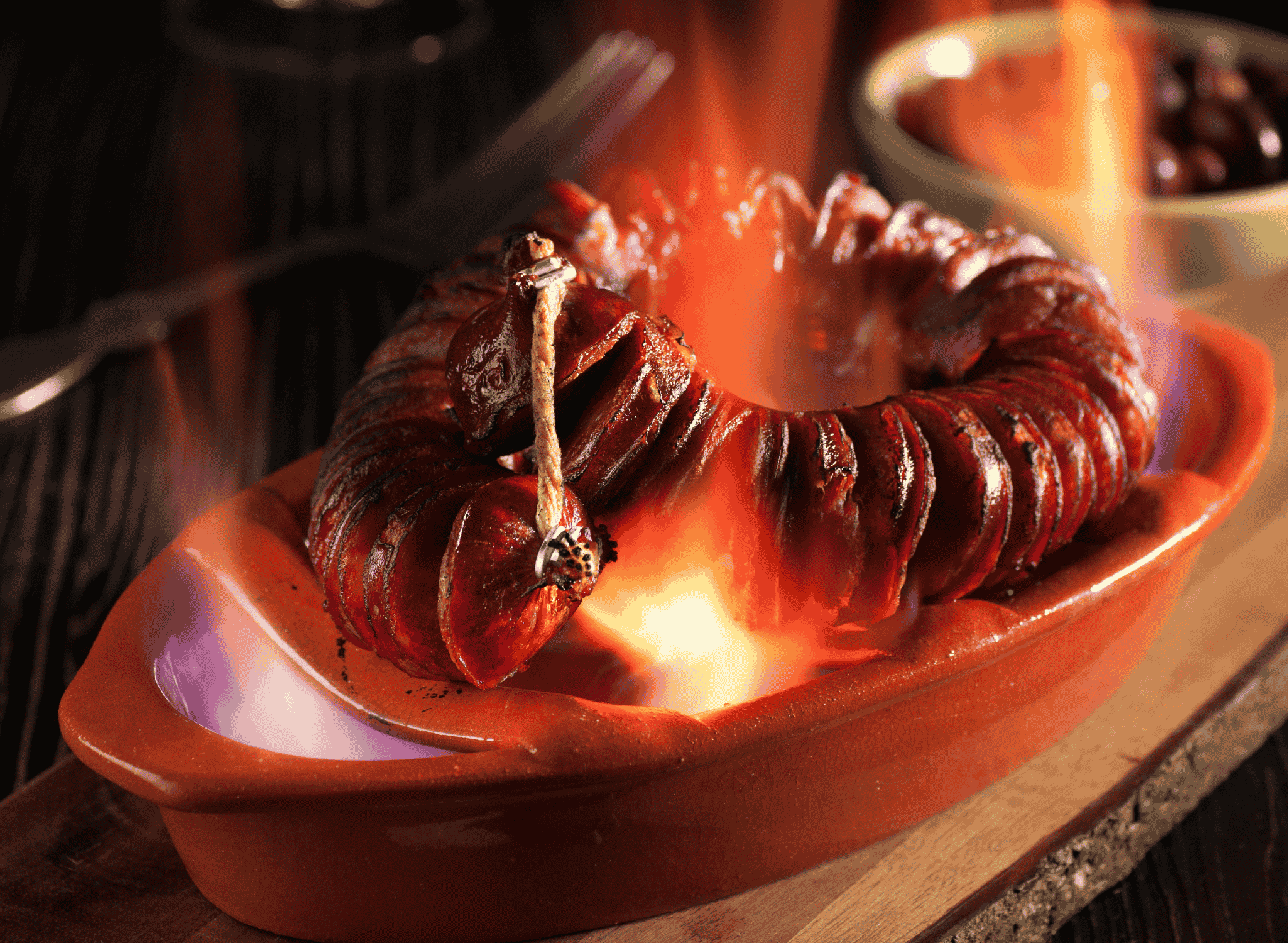 Chouriço Assado (Flame Grilled Sausage)