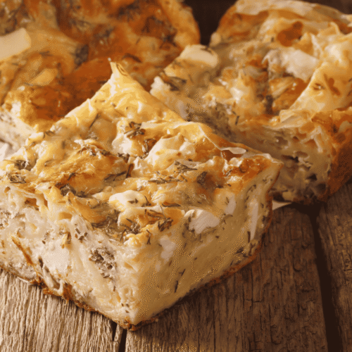 Gibanica (Serbian cheese pie)
