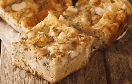 Gibanica (Serbian cheese pie)