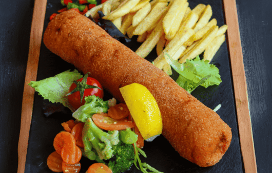 Karađorđeva Šnicla (Stuffed Breaded Cutlet)