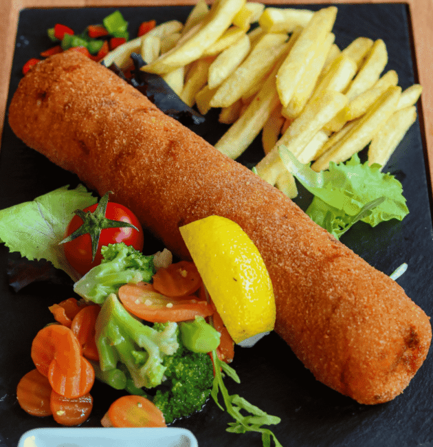 Karađorđeva Šnicla (Stuffed Breaded Cutlet)