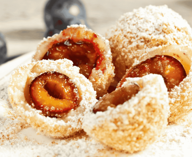 Knedle sa Šljivama (Plum Filled Dumplings)