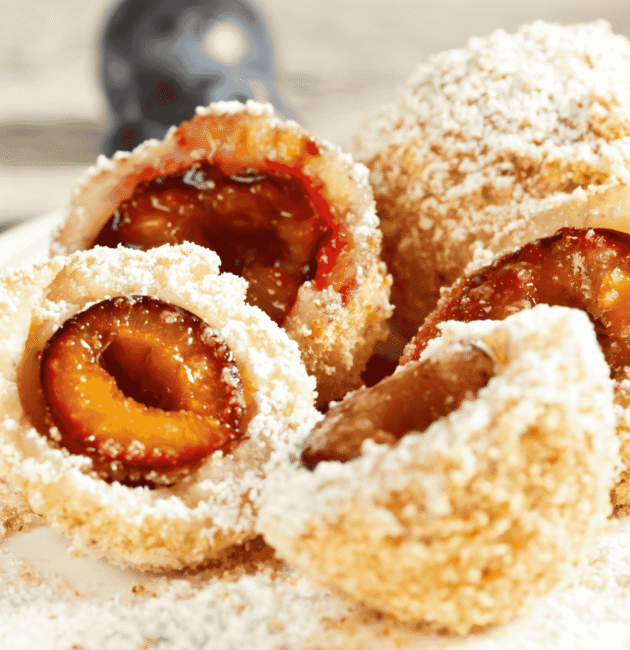 Knedle sa Šljivama (Plum Filled Dumplings)