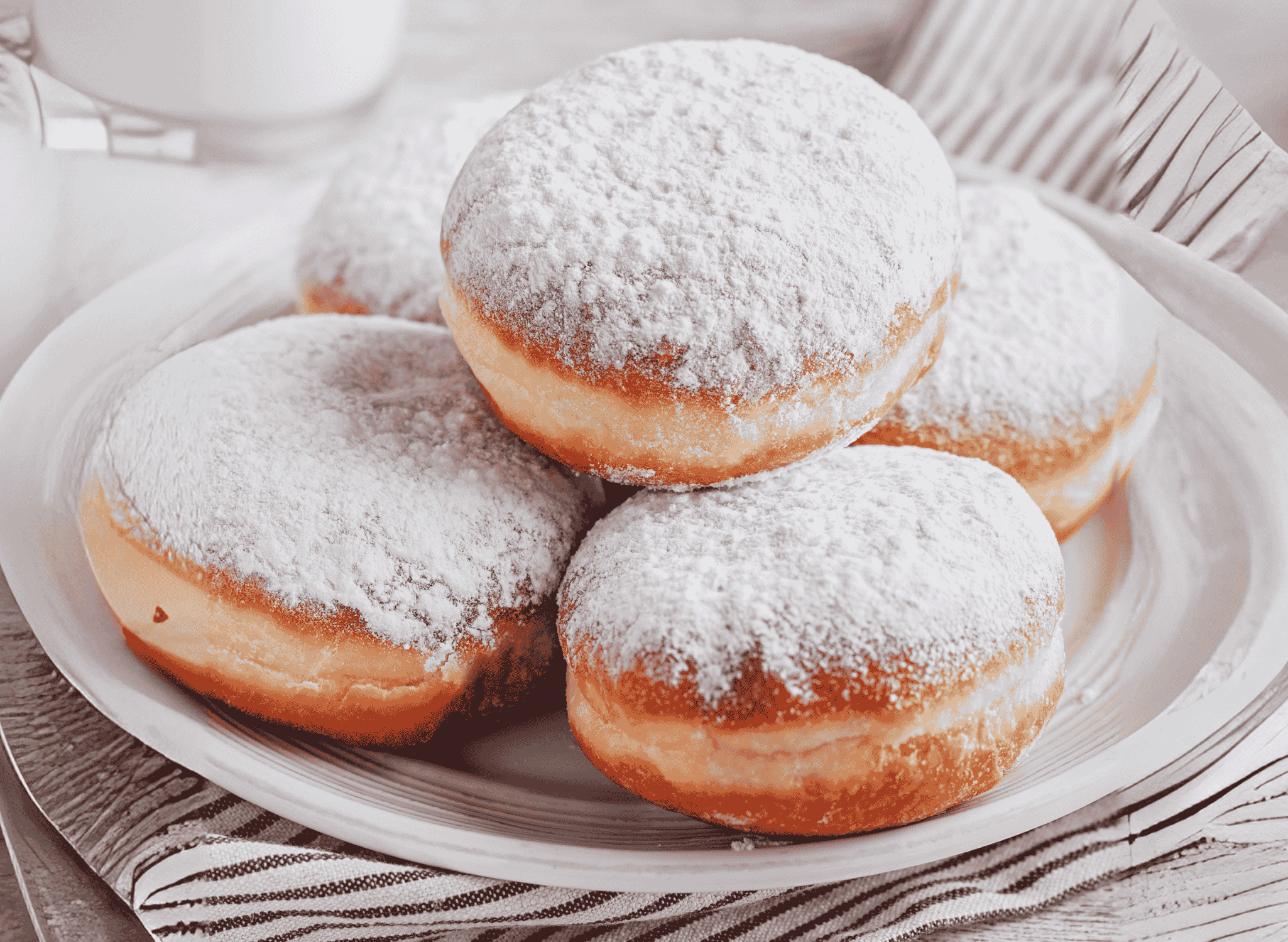 Krofne (Jam Filled Doughnuts)
