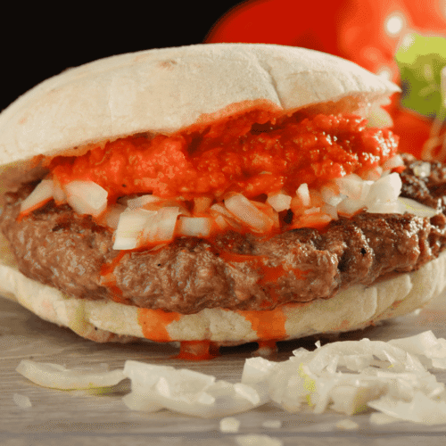 Pljeskavica (Serbian Meat Patty)