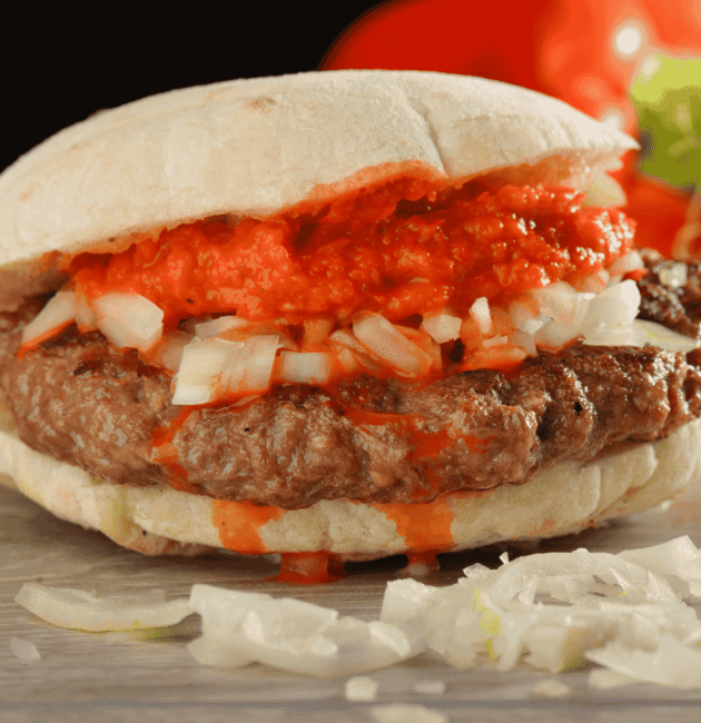 Pljeskavica (Serbian Meat Patty)