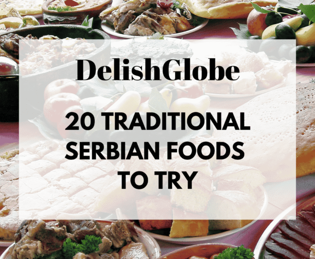 Traditional Serbian foods