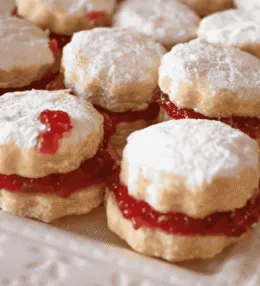 Serbian Vanilice (Jam Sandwich Cookies)