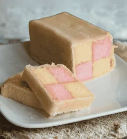 Battenberg Cake (Marzipan Wrapped Almond Sponge)