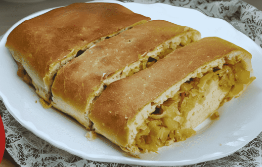 Bedfordshire Clanger (Caramelised Onion Pastry)