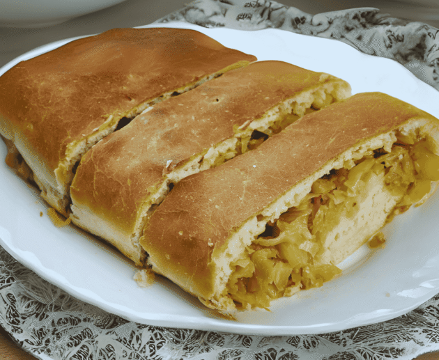 Bedfordshire Clanger (Caramelised Onion Pastry)