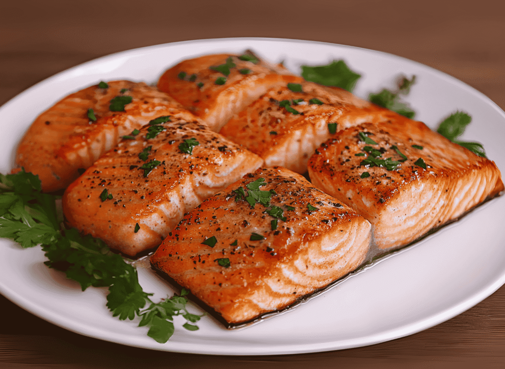 Birch Syrup Glazed Salmon