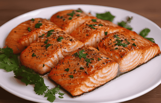 Birch Syrup Glazed Salmon