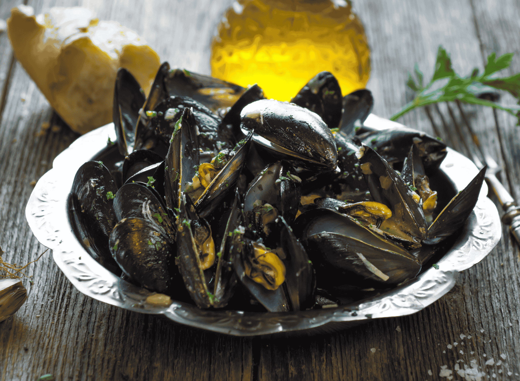 Buzara (Shellfish in Garlic Wine Sauce)