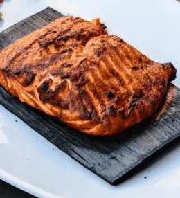 Cedar Planked Salmon (Grilled Fish)