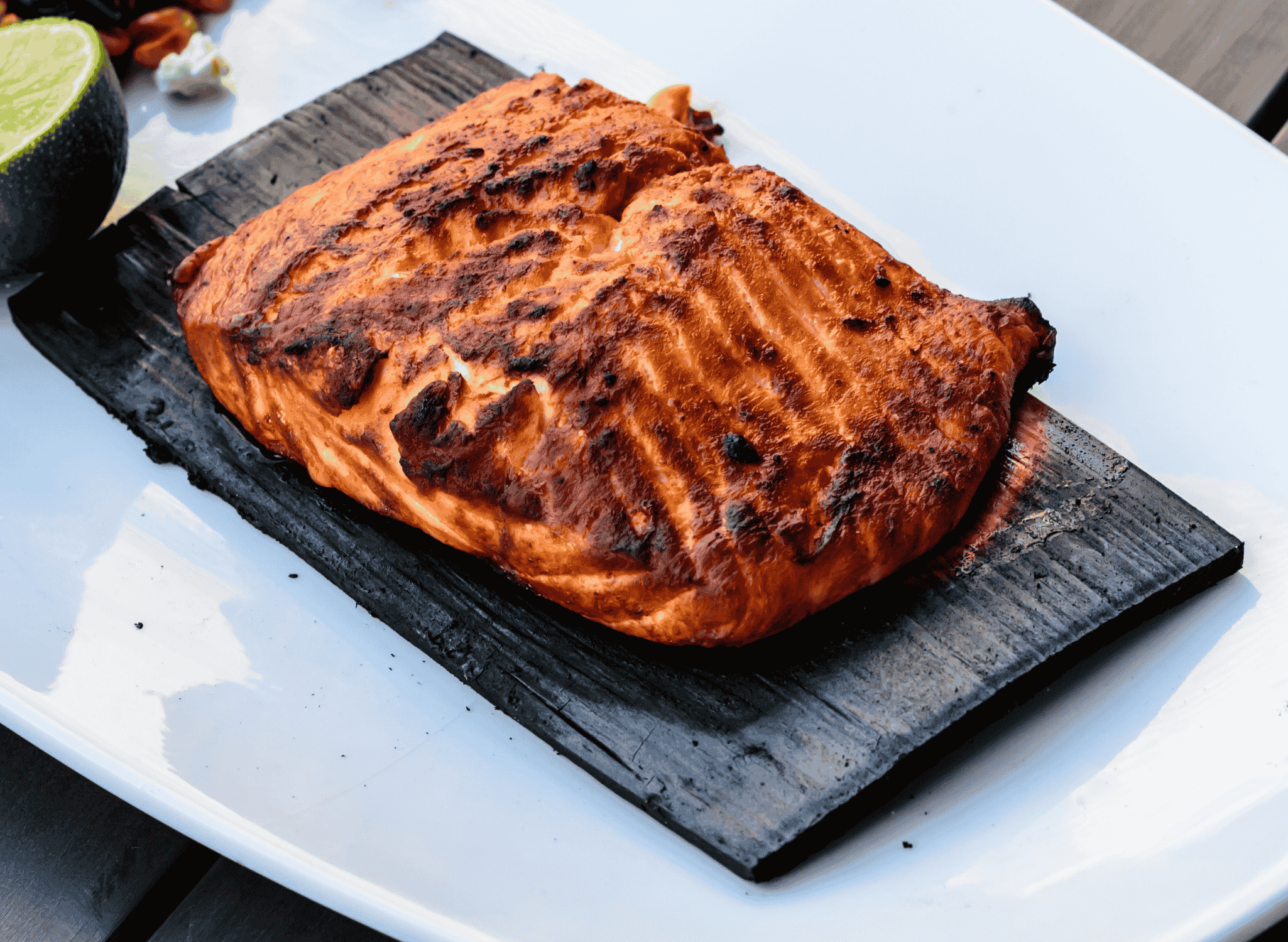 Cedar Planked Salmon (Grilled Indigenous Fish)