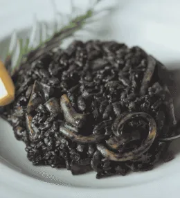 Croatian Crni Rižot (Black Cuttlefish Risotto)