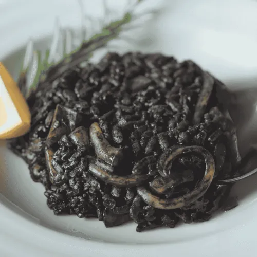 Crni Rižot (Black Cuttlefish Risotto)