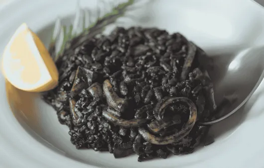 Crni Rižot (Black Cuttlefish Risotto)