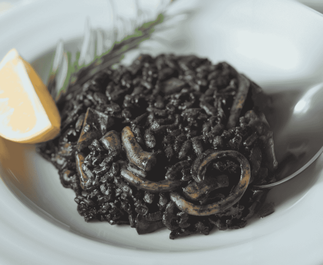 Crni Rižot (Black Cuttlefish Risotto)