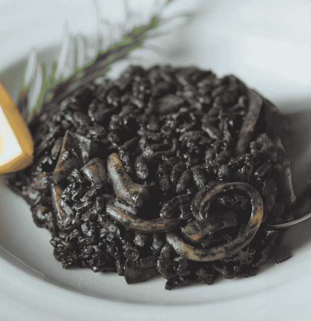 Crni Rižot (Black Cuttlefish Risotto)