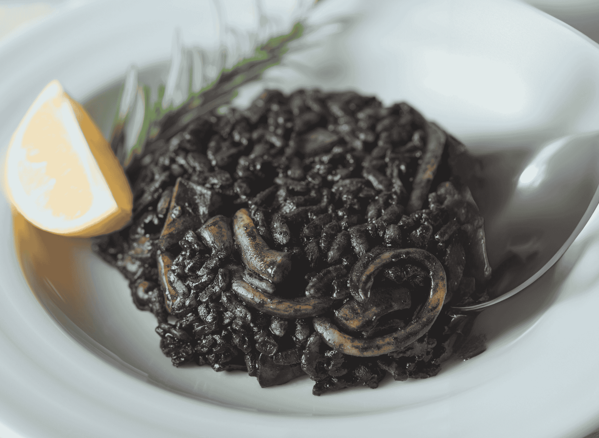 Crni Rižot (Black Cuttlefish Risotto)
