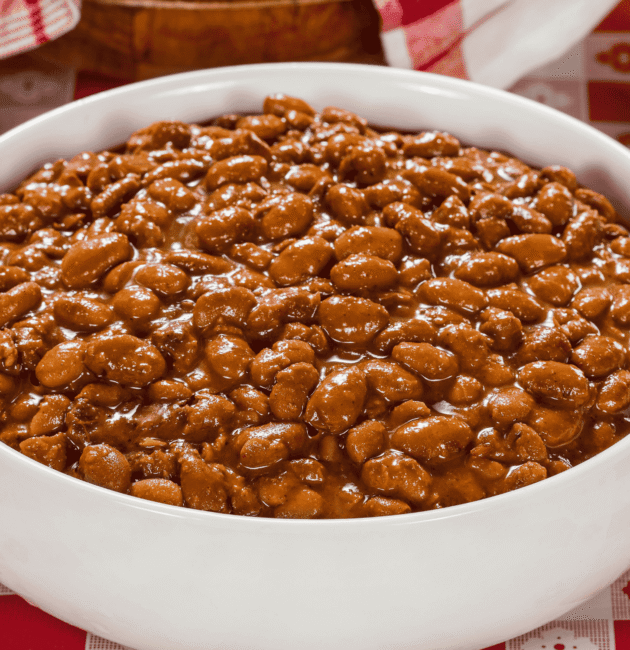Maple Baked Beans (Baked Beans with Maple Syrup)