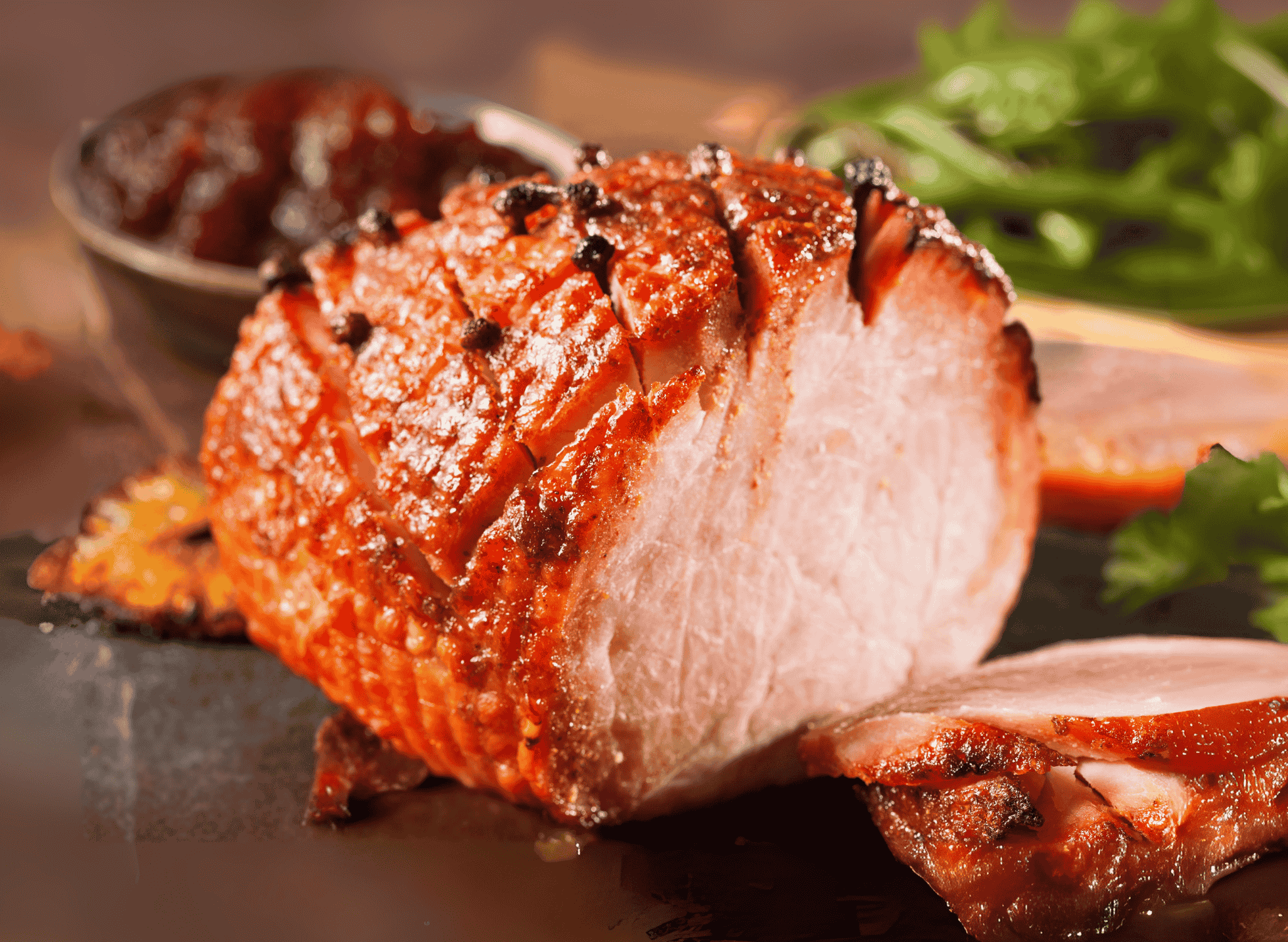 Maple Glazed Ham (Sweet Cured Pork)