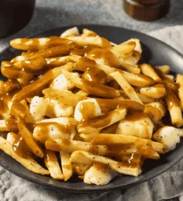Poutine (Fries with Gravy and Cheese Curds)