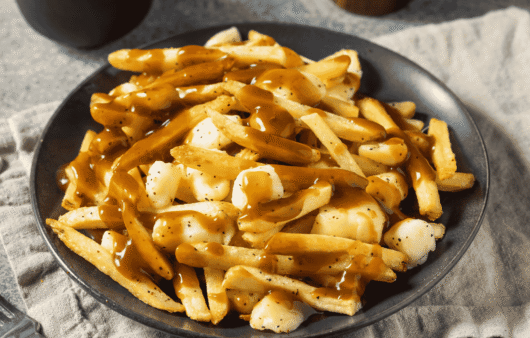 Poutine (Fries with Gravy and Cheese Curds)
