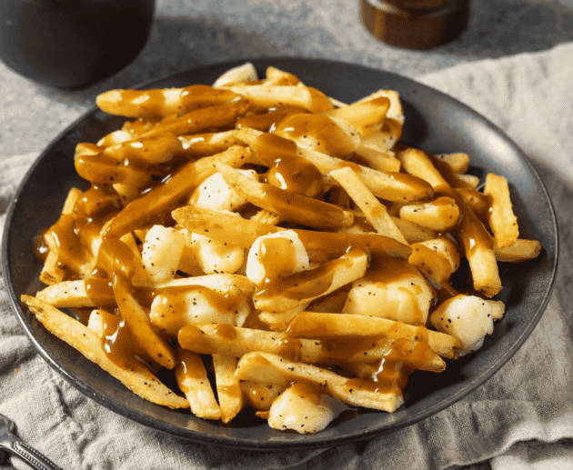 Poutine (Fries with Gravy and Cheese Curds)