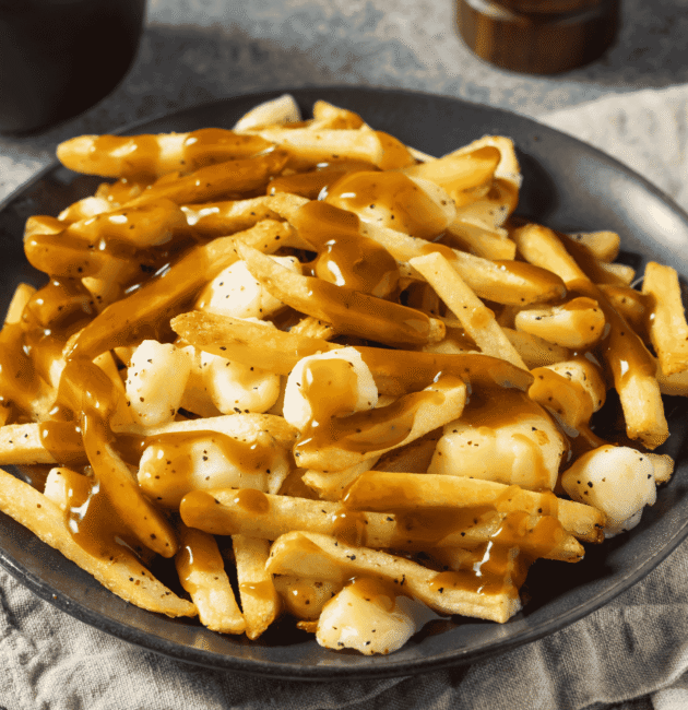 Poutine (Fries with Gravy and Cheese Curds)