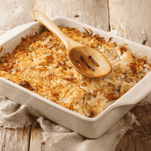 Rappie Pie (Grated Potato Casserole)