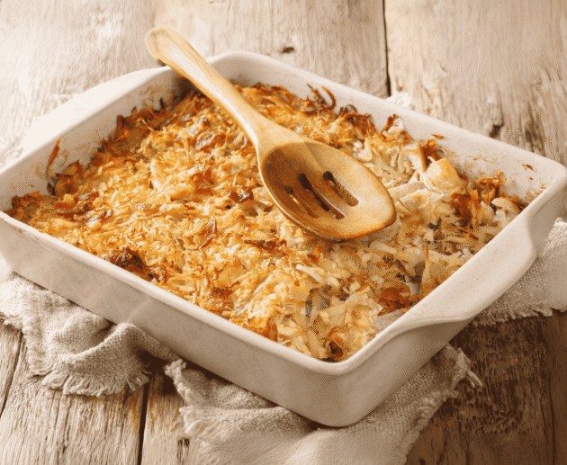 Rappie Pie (Grated Potato Casserole)