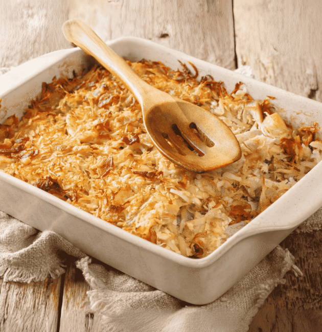 Rappie Pie (Grated Potato Casserole)