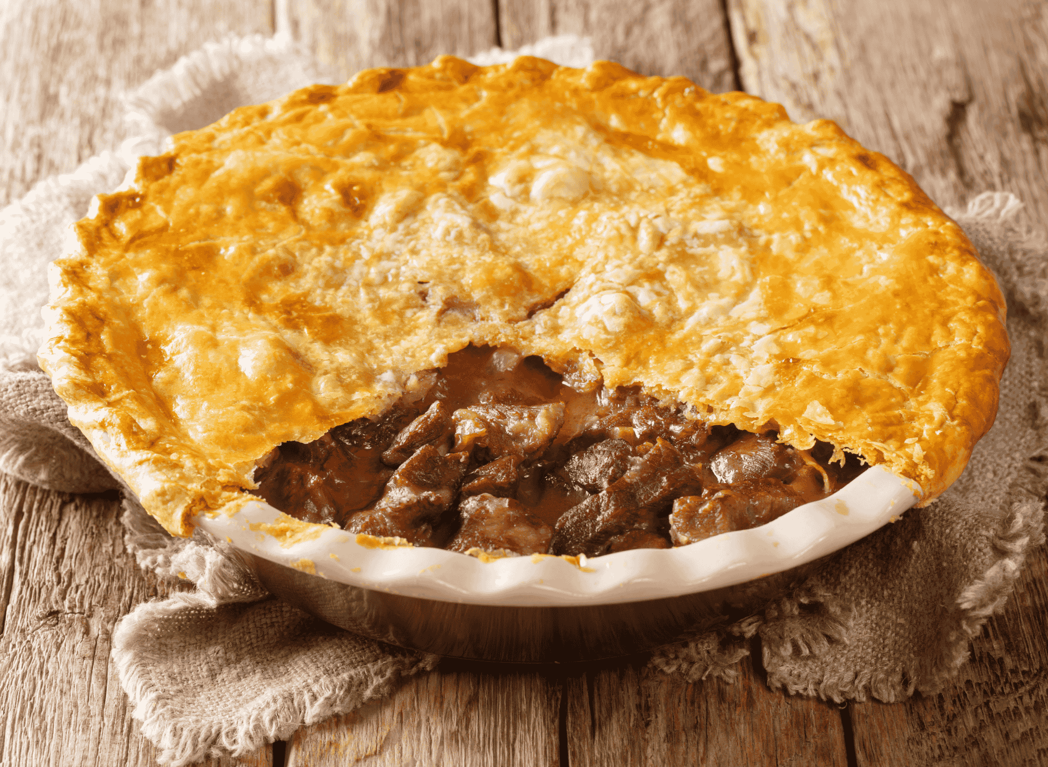 Steak and Ale Pie (Beer Meat Pie)