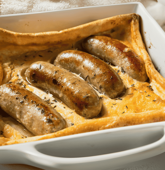 Toad in the Hole (Sausages in Batter)