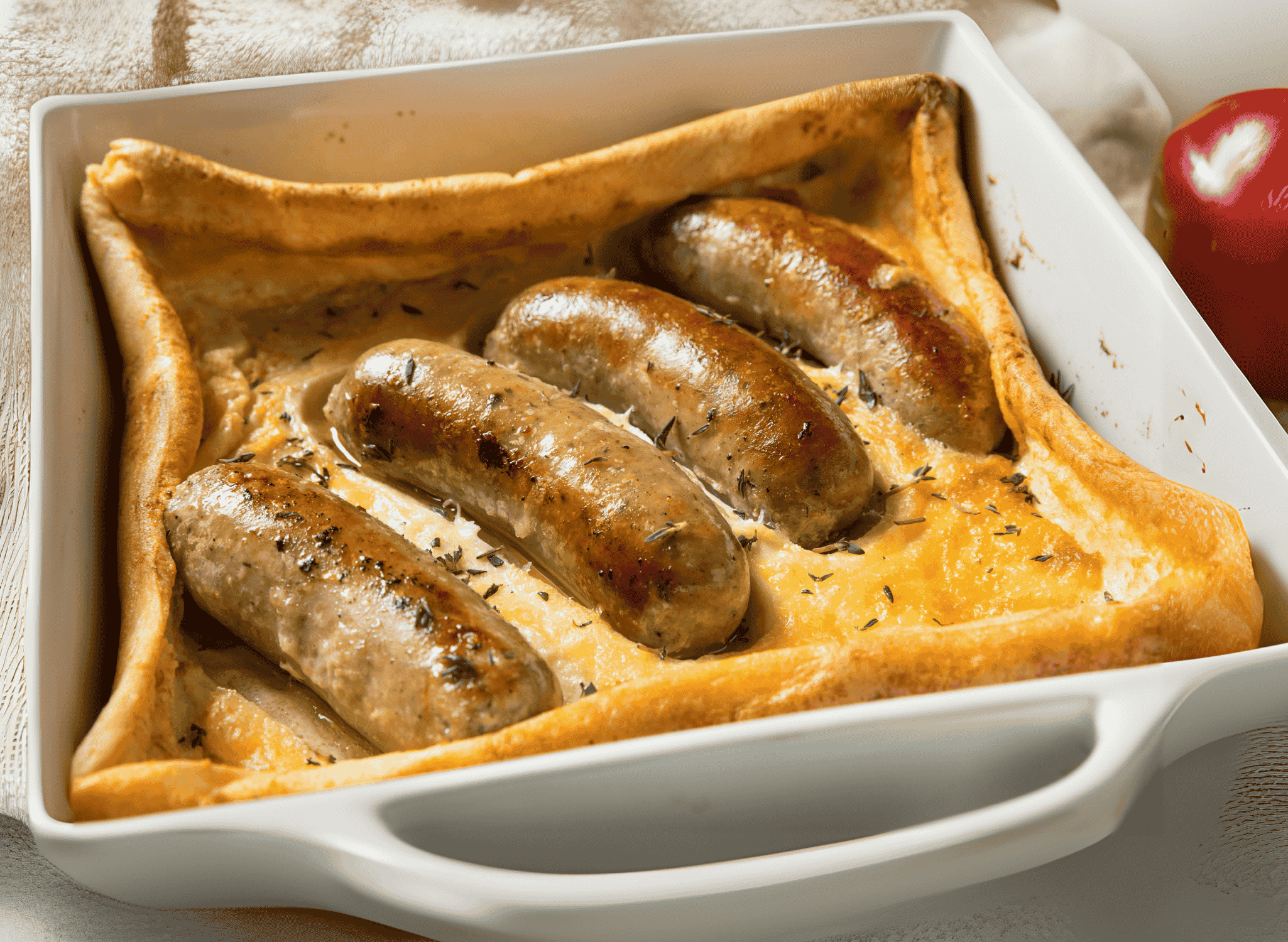 Toad in the Hole (Sausages in Batter)