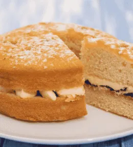 Victoria Sponge (Layered Jam Cake)