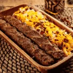 Chelo Kabab (Grilled Meat with Rice)