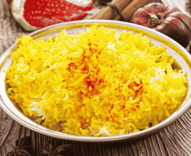 Chelo (Steamed Persian rice)