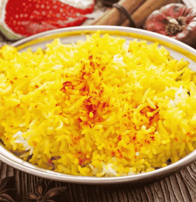 Chelo (Steamed Persian rice)