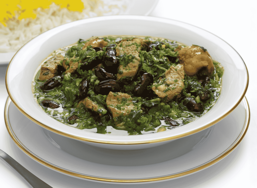 Ghormeh Sabzi (Herb and Kidney Bean Stew)