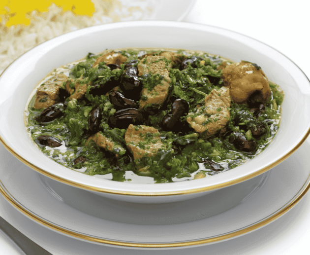 Ghormeh Sabzi (Herb and Kidney Bean Stew)
