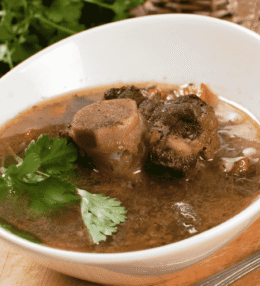 English Oxtail Soup (Beef and Bone Broth)