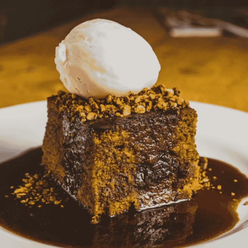 Sticky toffee pudding