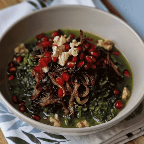 Ash Reshteh (Noodle and Herb Soup)