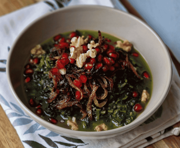Ash Reshteh (Noodle and Herb Soup)