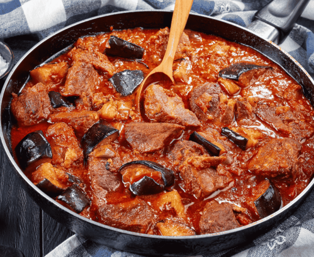 Khoresht Bademjan (Eggplant Meat Stew)